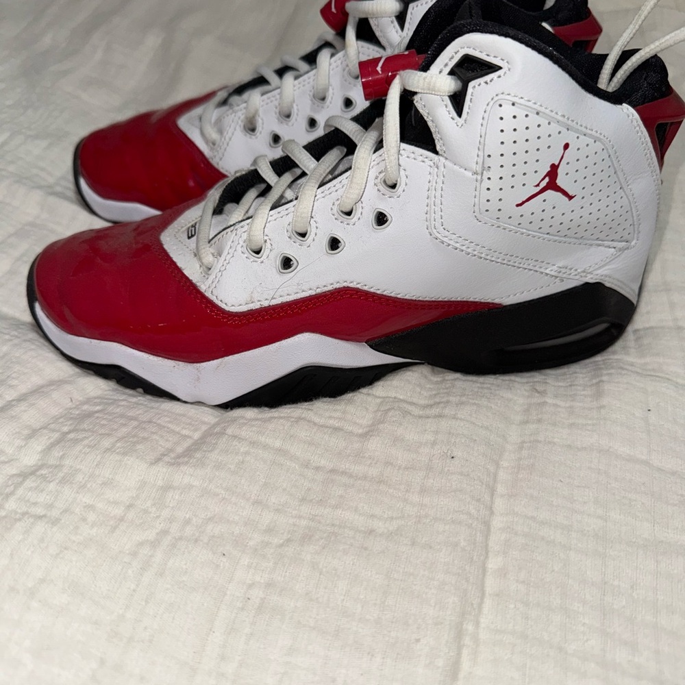 Jordan Kids' Sneakers in Red, White, and Black